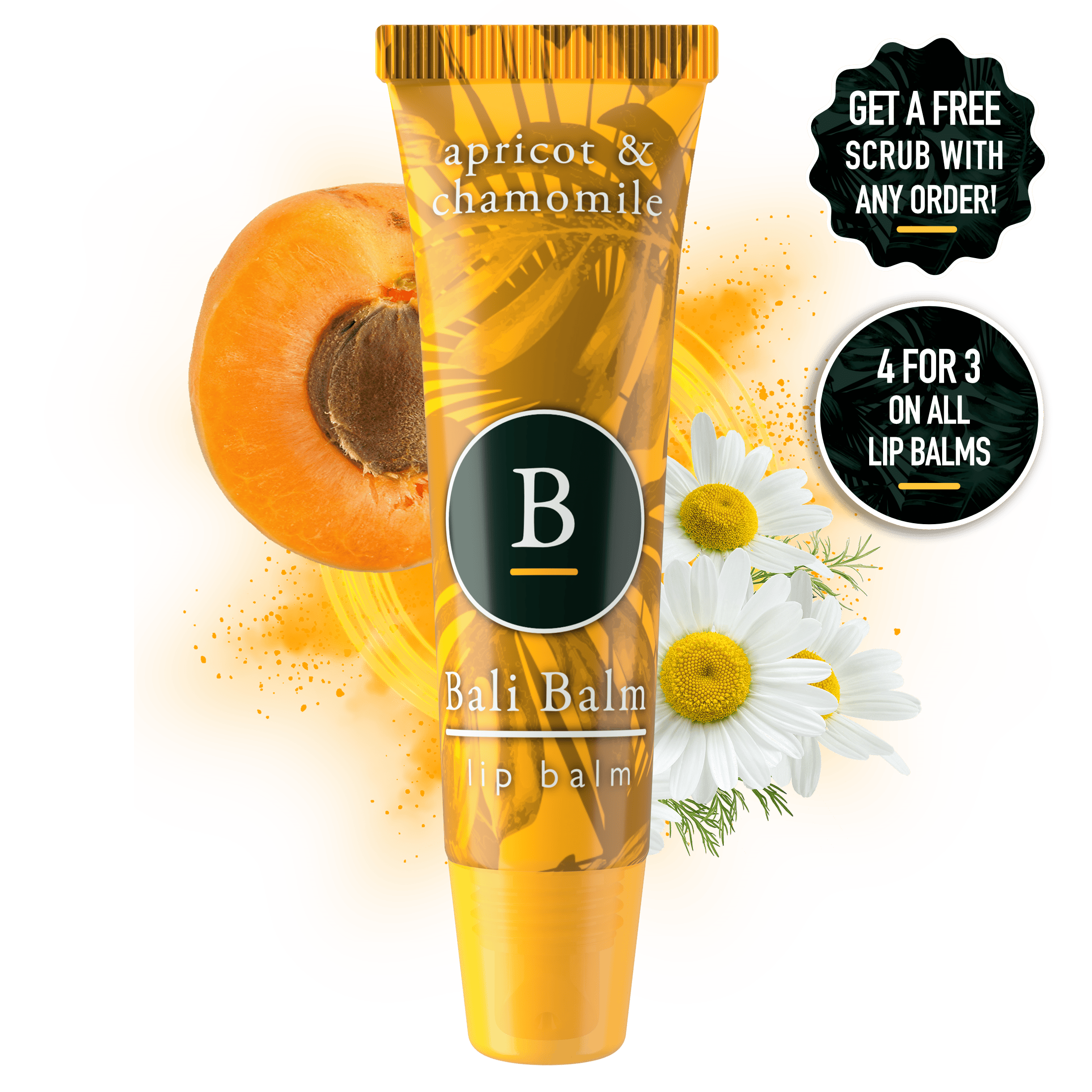 Apricot & Chamomile Lip Balm - Bali Balm