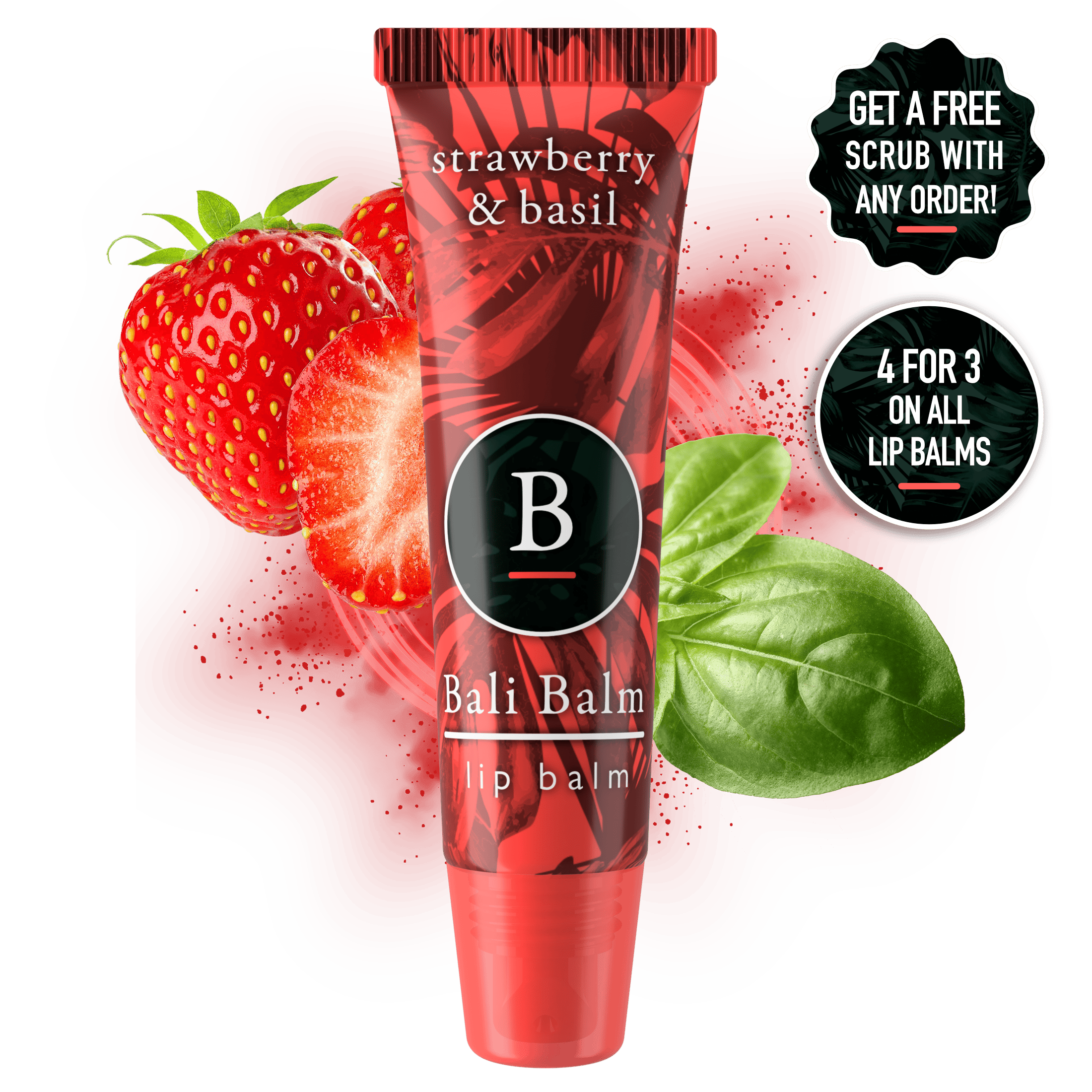 Strawberry & Basil Lip Balm online
