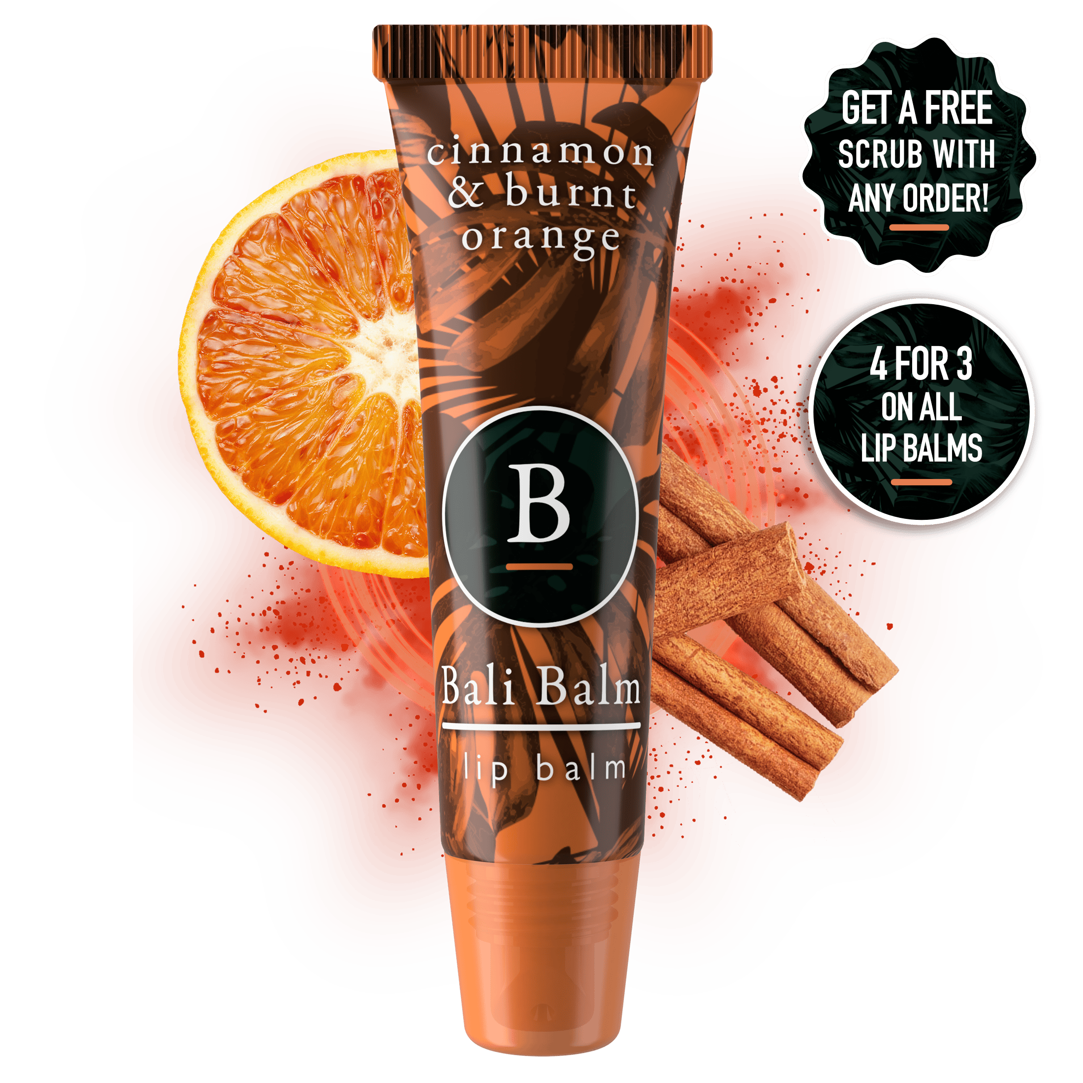 Cinnamon and Burnt Orange Lip Balm online