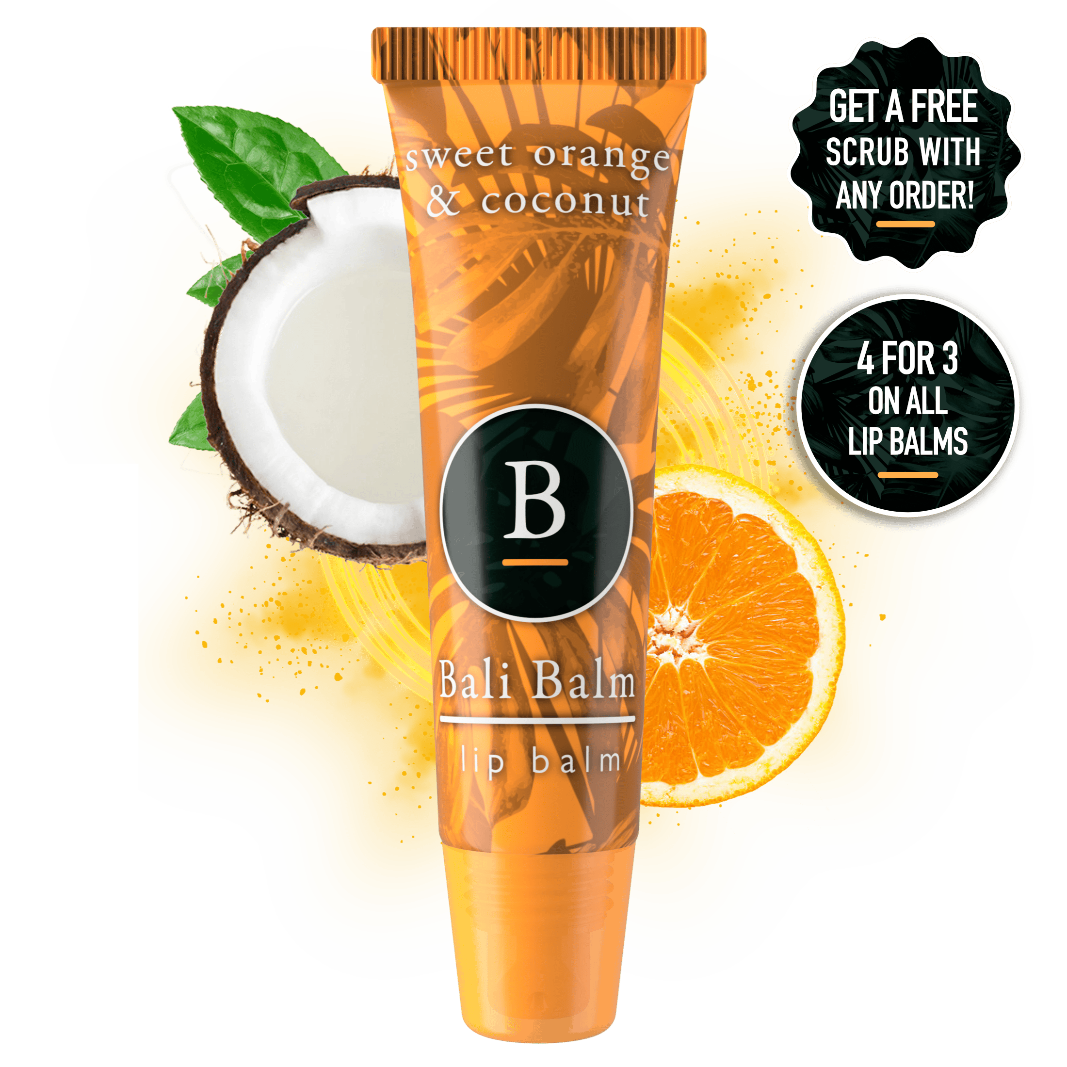 Sweet Orange & Coconut Lip Balm online
